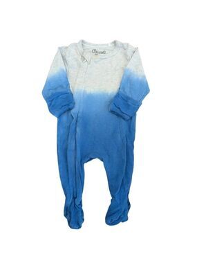 Coccoli Blue Grey Gradient Footie Sleeper - 1 month